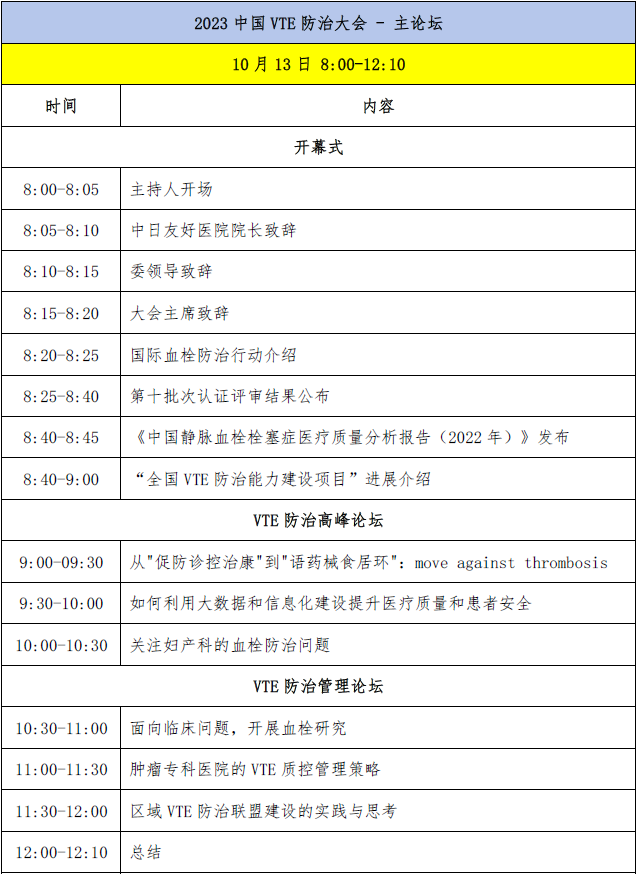 邀請函 | 帝諾醫(yī)療邀請您參加“2023年中國VTE防治大會”